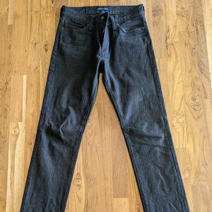 Levi's Made and Crafted 511 black stretch denim (non-selvedge) 30 x 32